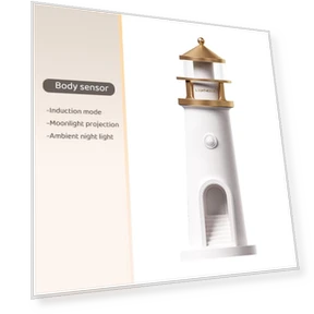 Музыкальный проектор луны с датчиком движения и ночником — Ночники, Jiangiansong