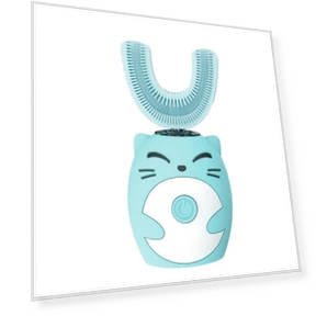 Умная зубная щетка, перезаряжаемая, мягкая, водонепроницаемая, с длительным сроком службы, трудосберегающий инструмент... — Электрические зубные щетки для детей, Exquiste life