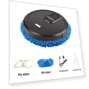 Робот-подметальщик для влажной и сухой уборки с увлажняющим спреем и функцией мытья полов — Роботы-пылесосы, SOKANY
