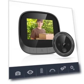 Умный цифровой дверной звонок с ЖК-дисплеем — Глазки, Decor Dream