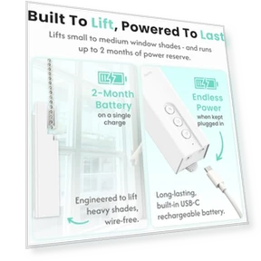Умный привод для штор с пультом дистанционного управления и Wi-Fi адаптером — Рулонные шторы, AURA SMART HOME
