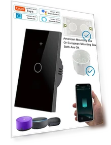 Умный WiFi выключатель света — Диммеры, Tuya