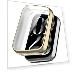 Чехол с покрытием TPU и защитным стеклом — Ремешки для фитнес-браслетов, MY-CASE