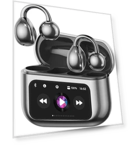 Беспроводные наушники с сенсорным экраном и заушным креплением — Внутриканальные наушники, MIYAKO DENKI