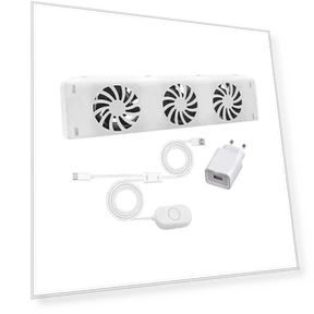 Умный вентилятор радиатора с 3 вентиляторами — Напольные вентиляторы, Seahorse Home