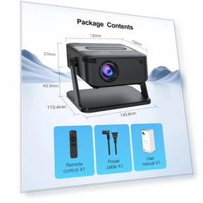 Проектор с Android 11.0, Wi-Fi 6, Bluetooth 5.0, 280 ANSI люмен — Проекторы, Salange