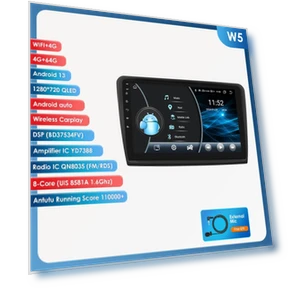 Автомагнитола с Android 13, CarPlay и Android Auto — Автомобильные навигаторы, Hizpo