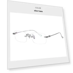 Унисекс безрамные умные очки для чтения с защитой от синего света и увеличением 400° — Очки для чтения, Millioner