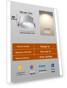 Умный встраиваемый светильник для потолка — Встроенные светильники, Chose One