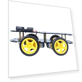 Набор для сборки интеллектуального робота-автомобиля с четырёхколёсным приводом — Платформы для роботов, Simplistic Living Home