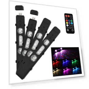 Светодиодная лента для автомобиля с RGB подсветкой и синхронизацией с музыкой — LED ленты, WK