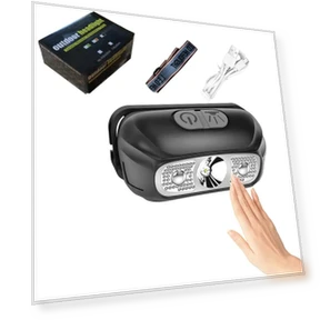 Фонарь налобный с датчиком движения — Фонарики, Motivational Running