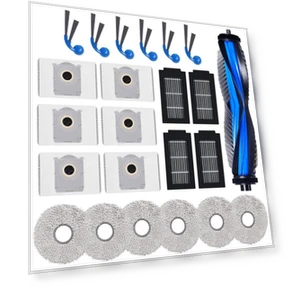 Комплект аксессуаров для робота-пылесоса — Запчасти и аксессуары для пылесосов, ECOVACS