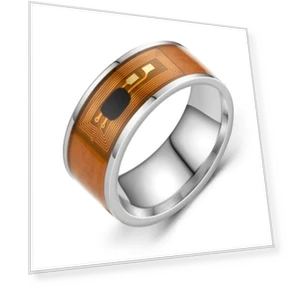 Умное кольцо с NFC и дизайном двойного дракона — Умные кольца, SILVERHOO