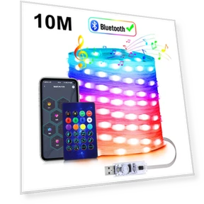 Умная USB светодиодная рождественская гирлянда — LED ленты, COOKING-MALL