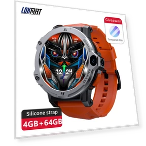 Смарт-часы-телефон с круглым сенсорным экраном — Умные часы, LOKMAT