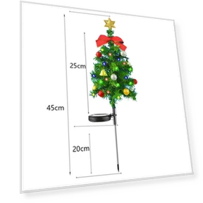 Новогодние украшения для ёлки с солнечной подсветкой, водонепроницаемые, с датчиком света, разноцветные, для сада,... — Гирлянды и светодиодные ленты, HIMO Group