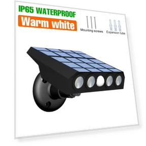 Светодиодный настенный светильник на солнечной батарее — Наружное освещение, Lanzhong