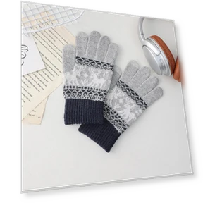 Трикотажные перчатки для велоспорта с сенсорным экраном — Перчатки, Warm Land