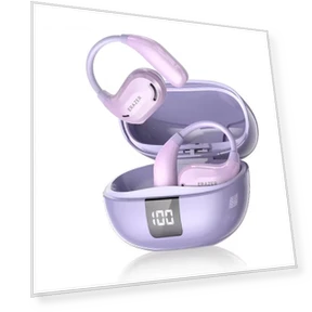 Беспроводные наушники Bluetooth 5.4 со светодиодным сенсорным экраном — Внутриканальные наушники, Lenovo