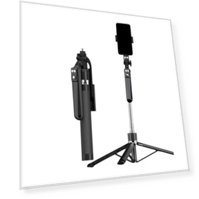 Штатив-селфи палка с вращением на 360 градусов — Селфи-палки и штативы, Qianxiu