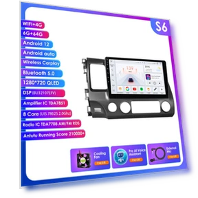 Автомагнитола Android 13 для Honda Civic 8 2006-2011 — Аксессуары и крепления для установки, Hizpo