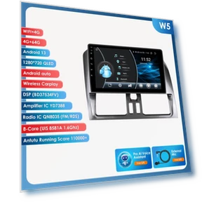 Автомобильный радиоприемник с Android 13, CarPlay, 4G, Bluetooth, GPS и мультимедийными функциями — Автомобильные навигаторы, OSSURET