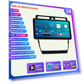 Умное автомобильное радио с Android, CarPlay, GPS и 4G — Автомобильные навигаторы, Hizpo