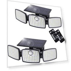 Водонепроницаемая солнечная датчиковая лампа для улицы — Прожекторы и охранное освещение, MDCMDCM