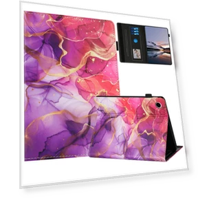 Чехол для планшета с узором из кожи и держателем для карт — Обложки, Smartwatch 2025