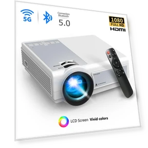 Портативный проектор с поддержкой 4K и 5G WiFi — Проекторы, LIAESMART Home