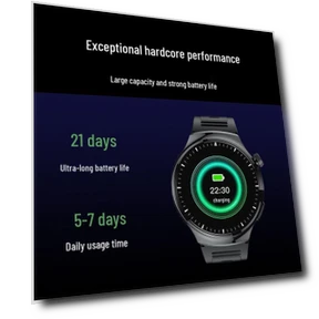 Умные часы с Bluetooth-звонками и многофункциональными спортивными функциями, серо-черные — Умные часы, Chose One