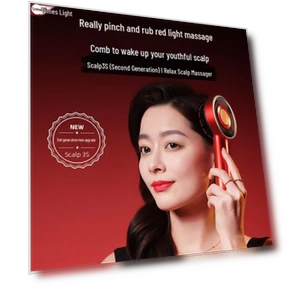 Умный массажер для кожи головы с красным светом — Массажеры для кожи головы, Breo