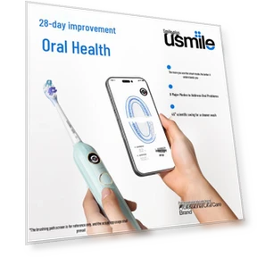 Умная звуковая электрическая зубная щетка, двойная упаковка — Звуковые зубные щетки, usmile