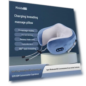 Умная U-образная подушка-массажер для шеи — Массажеры для спины, Misida