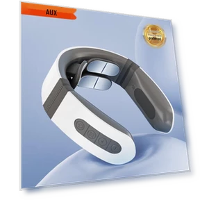 Умный голосовой массажер для шеи и плеч с импульсным воздействием и подогревом — Миостимуляторы, AUX