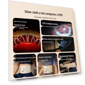 Умный массажный пояс для талии и похудения — Средства для реабилитации и терапии, SKG