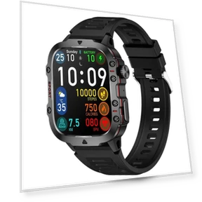 Умные часы с большим экраном, Bluetooth-вызовом и мониторингом здоровья — Умные часы, Sofyplus