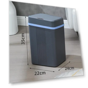 Интеллектуальное водонепроницаемое мусорное ведро с автоматическим сенсором — Кухонные урны, Mellow Home