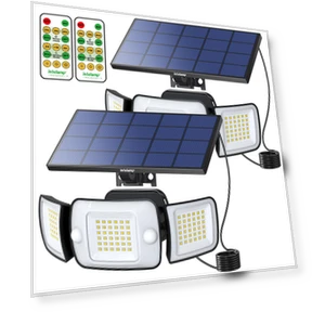 Солнечный светильник для улицы с датчиком движения — Прожекторы и охранное освещение, Intelamp