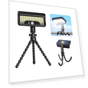 Уличный солнечный светильник с датчиком движения — Прожекторы и охранное освещение, Intelamp