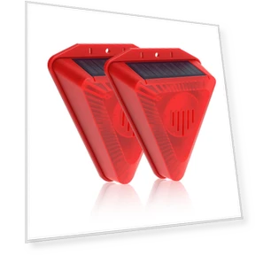 Солнечная сигнальная лампа с датчиком движения — Прожекторы и охранное освещение, Rowsily