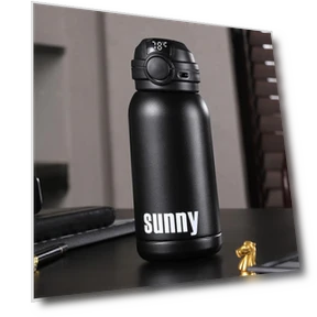 Умная термокружка с дисплеем температуры — Термосы, Baifenbai Home Furnishing