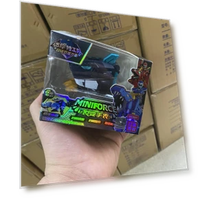 Миниатюрный робот-динозавр с трансформацией и часами — Фигурки для игр, JUMPGO