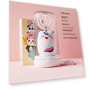 Детская U-образная умная звуковая электрическая зубная щетка — Электрические зубные щетки для детей, CONVL