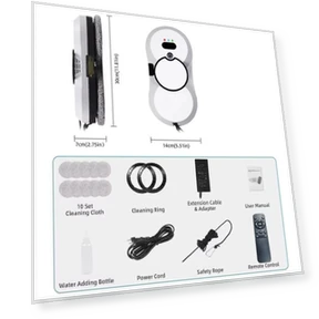 Робот для автоматической мойки окон с системой ИБП, интеллектуальный комбо-пылесос и швабра — Роботы-пылесосы, Aura Living