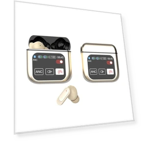 Беспроводные умные наушники с сенсорным экраном и шумоподавлением — Внутриканальные наушники, VAORLO