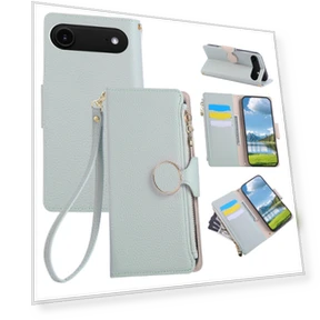 Чехол-кошелек с молнией и ремешком на запястье — Чехлы-книжки, Smartwatch 2025