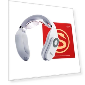 Массажер для шеи с Bluetooth и подогревом — Миостимуляторы, SKG