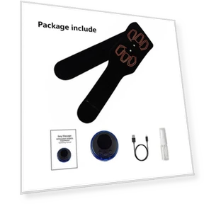 Электрический пояс для тонизации мышц живота с EMS стимуляцией — Миостимуляторы, Aura Living